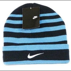NWOT Nike Striped Beanie